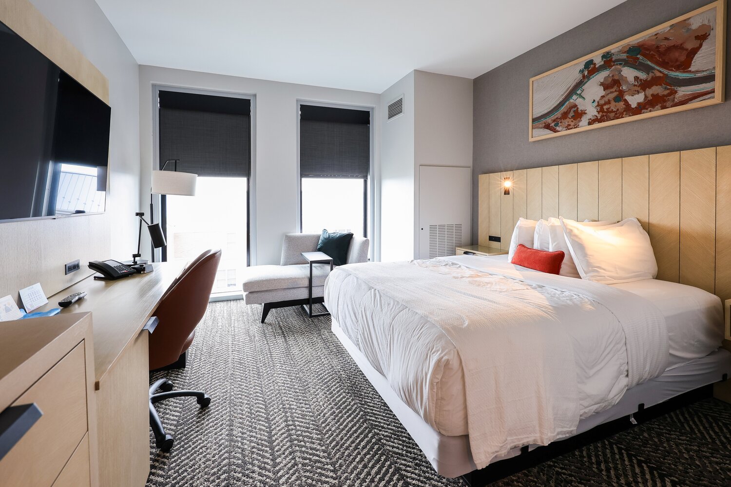 A Brickyard Hotel guest room